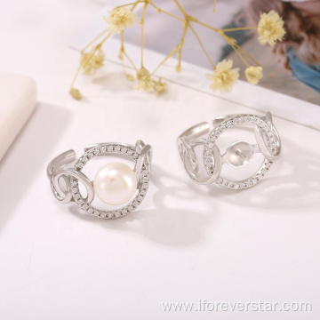 Popular Style Trendy Rings Pearl Jewelry Rings